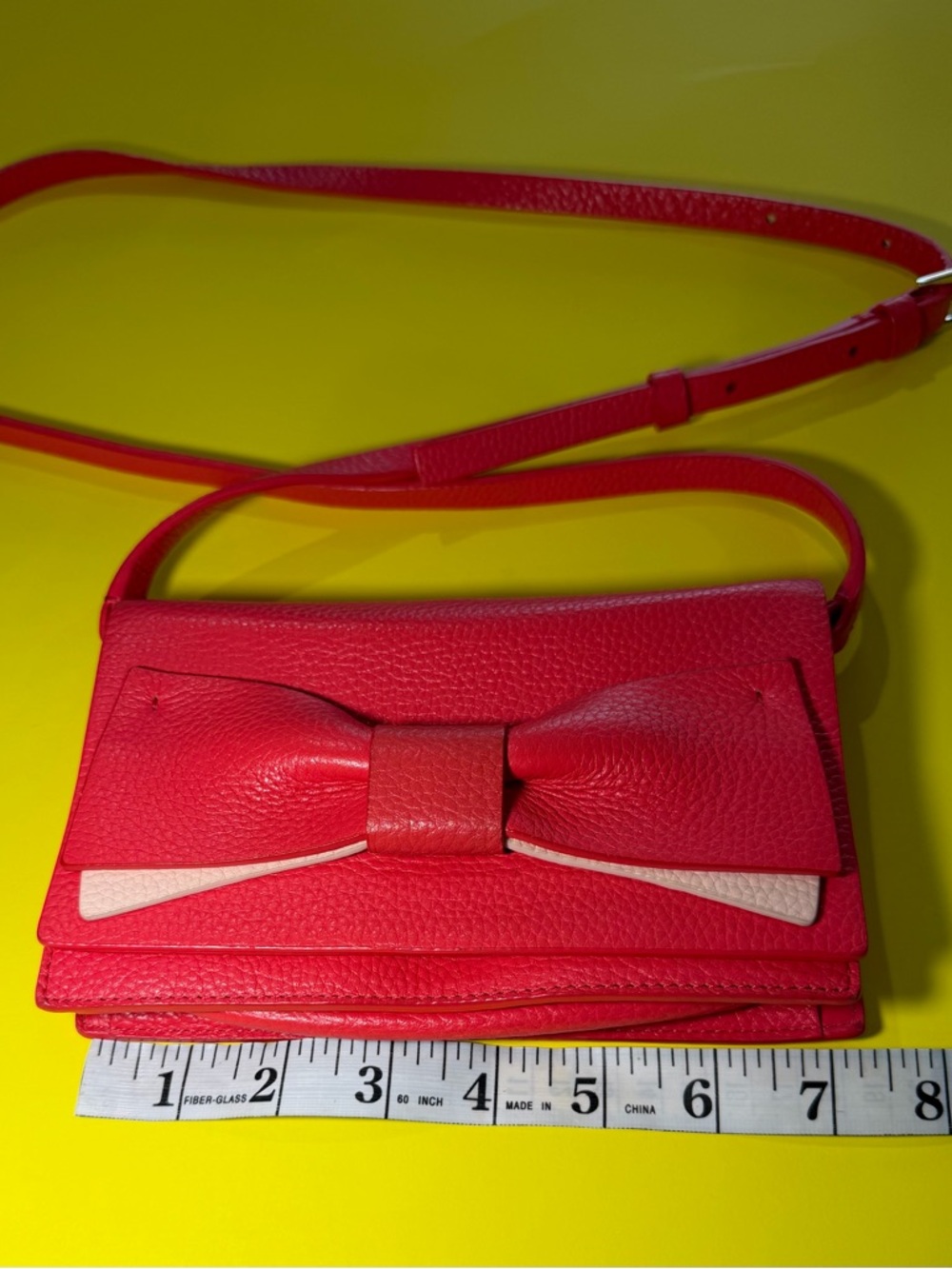 kate spade Red Bow Crossbody Bag - Picture 7 of 8